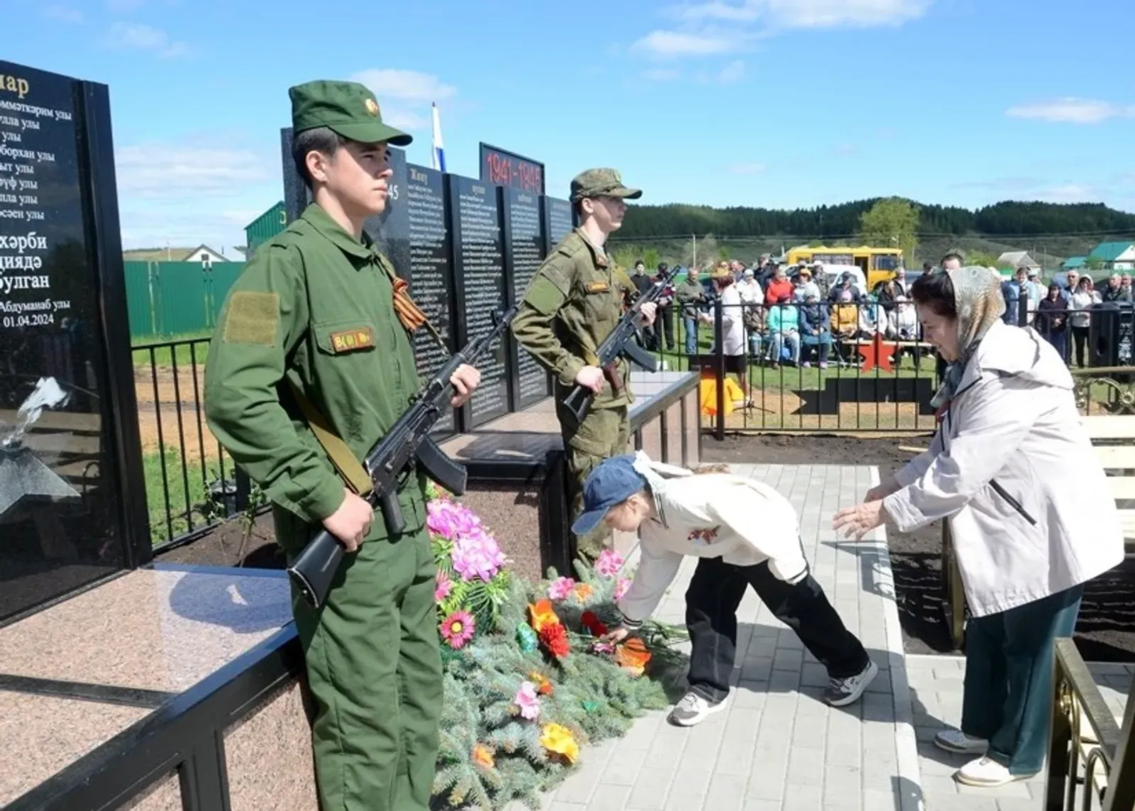 Благовар районында Бөйөк Ватан һуғышы һалдаттары хөрмәтенә мемориал төҙөлдө