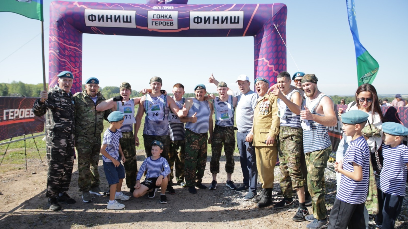 "Гонка Героев": Башкирия отметила 95-летие ВДВ в парке "Патриот"