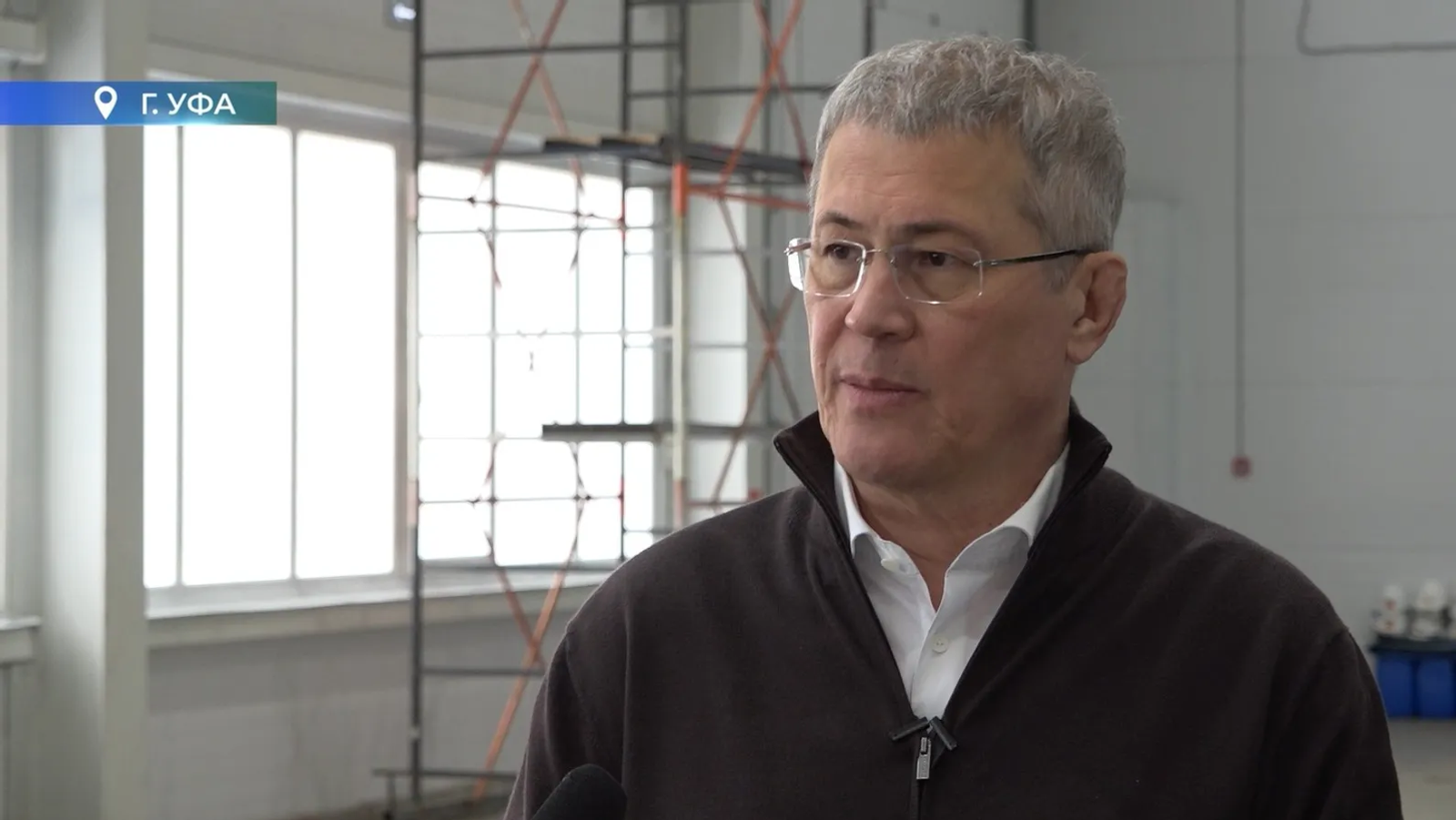 Радий Хәбировтың Салауат Юлаев һәйкәле тураһында БСТ телеканалына интервьюһы