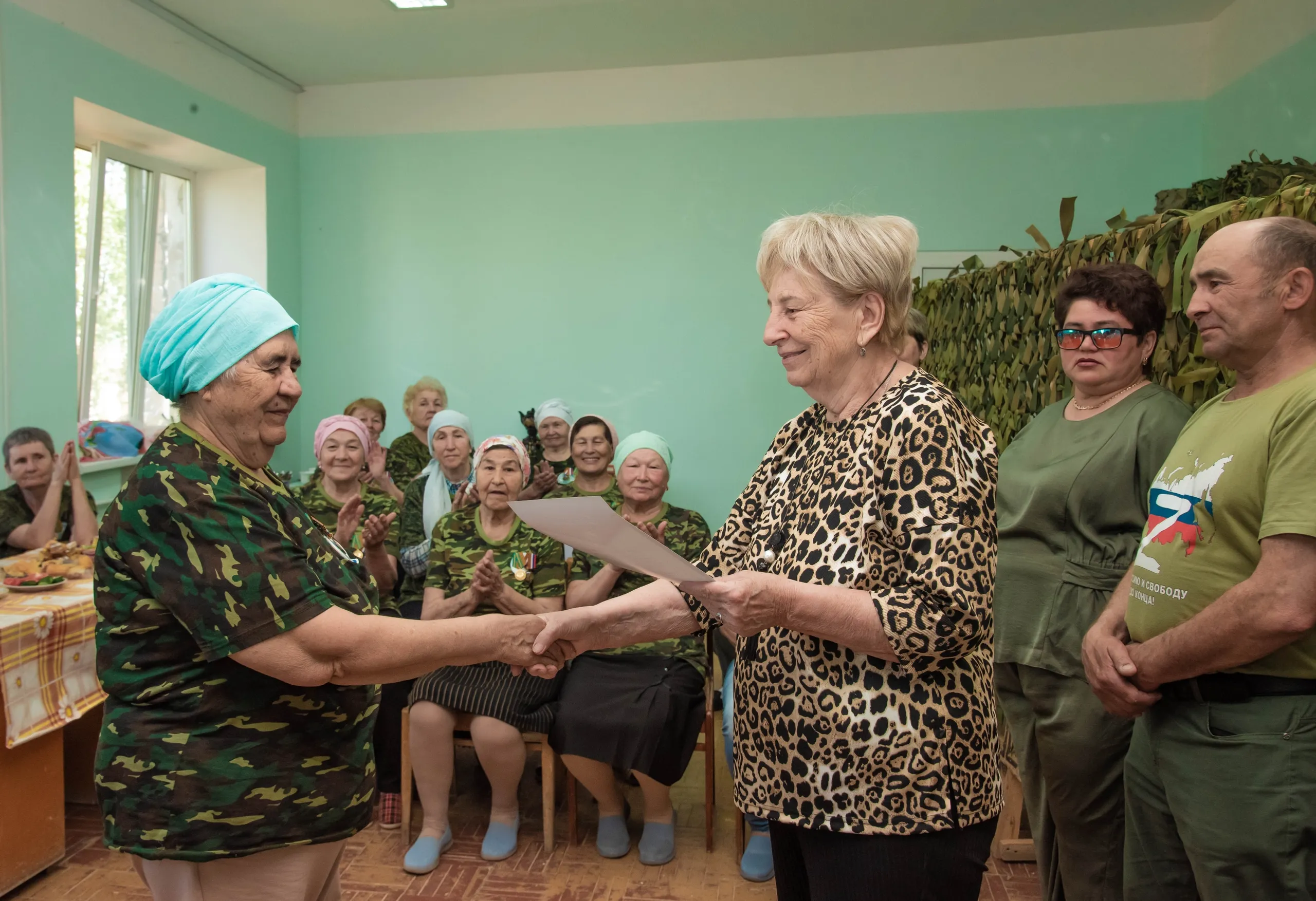 Ирекмәндәргә район ветерандар Советының рәхмәт хаттары тапшырылды